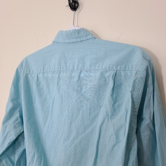 J. Crew Light Blue Casual Button Down Shirt - Picture 8 of 9